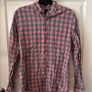 J Crew checkered slim shirt